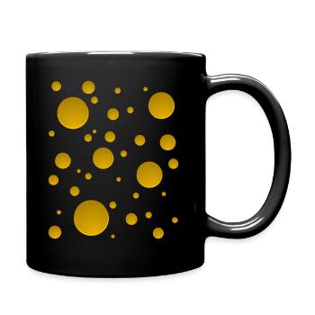 Chemise de déguisement de costume d'Halloween au fromage suisse - Mug uni - noir - Droite