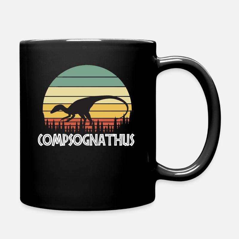 Compsognathus - Tasse einfarbig - Schwarz