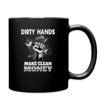 Idée cadeau mécanicien automobile et mécanicien automobile - Mug uni - noir - Droite