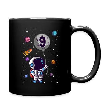 Cadeau de 9 ans de l'espace extra-atmosphérique 9e anniversaire de l'astronaute - Mug uni - noir - Droite