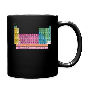 Periodic table china chinese chemistry - Full Colour Mug - black - Right