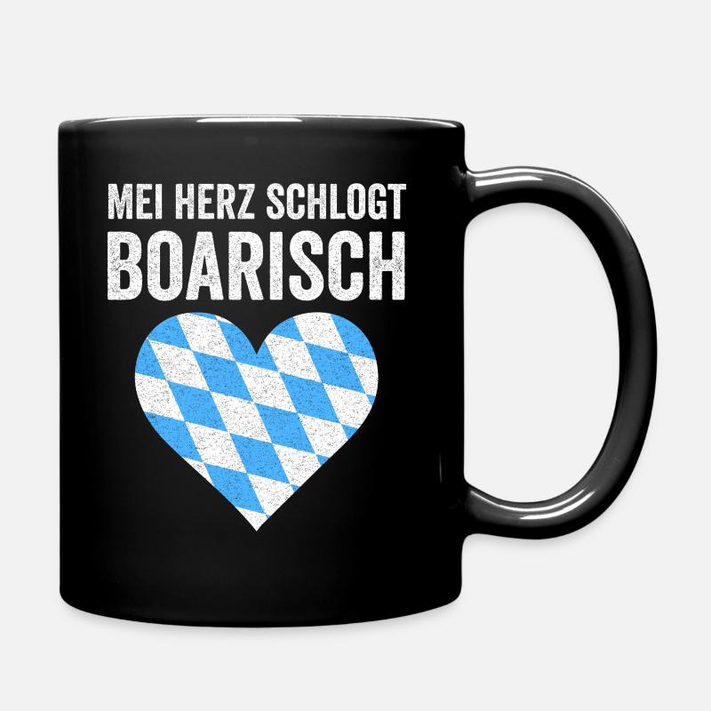 Boarisch Bayern Bayer Bayerisch Bairisch Bayrisch - Tasse einfarbig - Schwarz