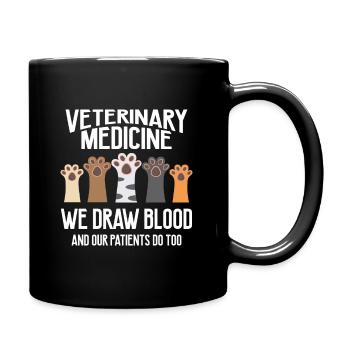 Veterinary medicine Veterinary technology Animal rescue - Full Colour Mug - black - Right