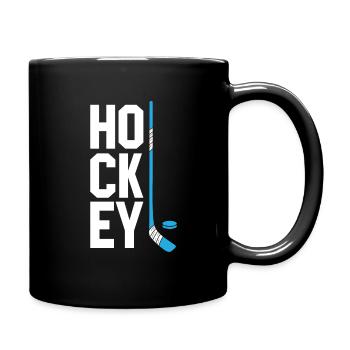 Cadeau de joueur de hockey sur glace Drôle de fils de hockey - Mug uni - noir - Droite