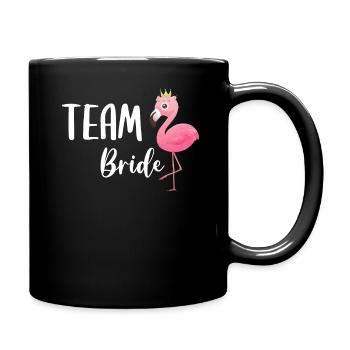 Équipe Bride Bride Flamingo Flamingos Engagement JGA - Mug uni - noir - Droite