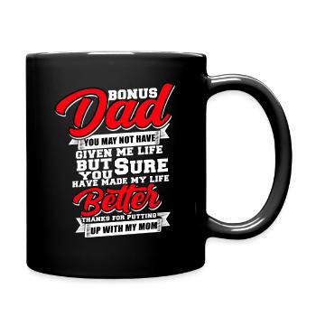 stepfather - Full Colour Mug - black - Right