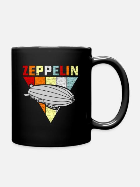 Zeppelin - Tasse einfarbig - Schwarz