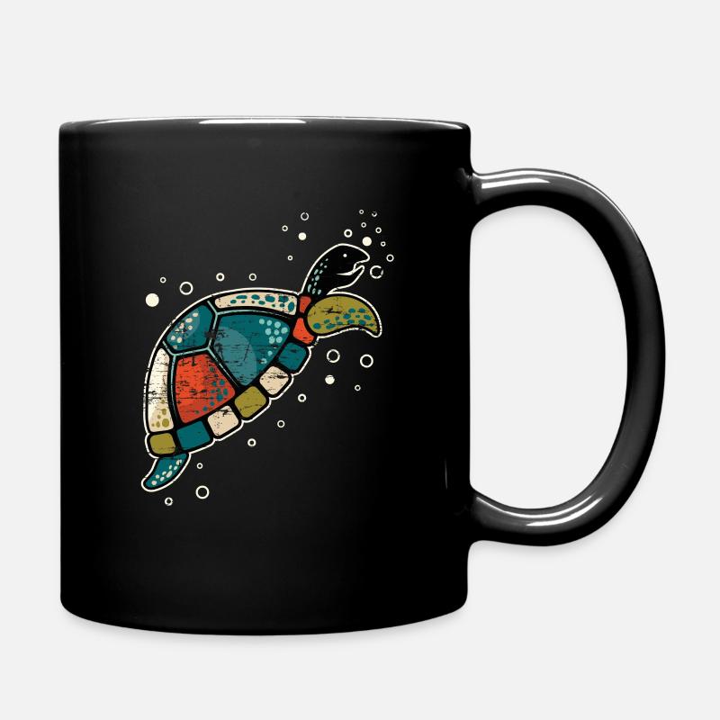 tortue - Mug uni - noir