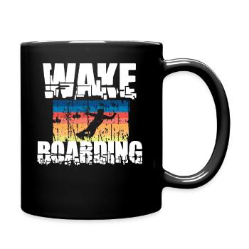 Wakeboard wakeboarding - Full Colour Mug - black - Right