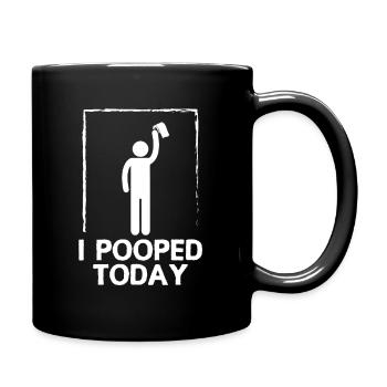 Humour hommes | Cadeau de merde de merde - Mug uni - noir - Droite