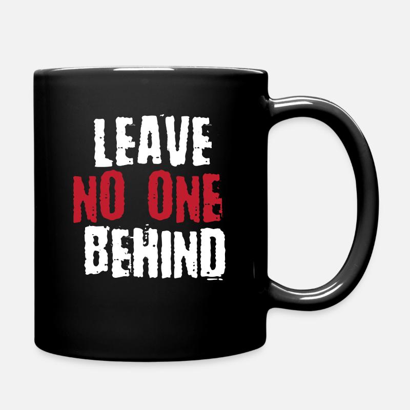 Zusammenhalt Geschenk Toleranz Empathie - Tasse einfarbig - Schwarz