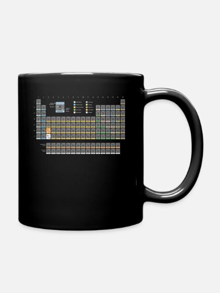 Periodensystem Chemiker Nerd Chemie Geek - Tasse einfarbig - Schwarz