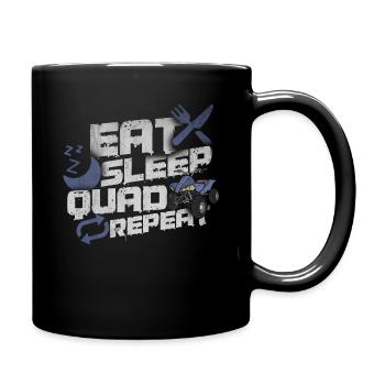 Quad - Tasse einfarbig - Schwarz - Rechts