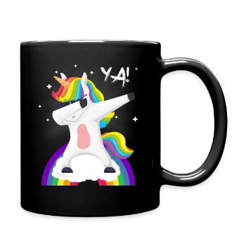 Unicorn Unicorn Dab Move Ya - Full Colour Mug - black - Right