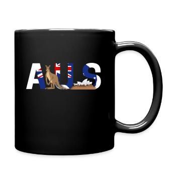Australia - Full Colour Mug - black - Right