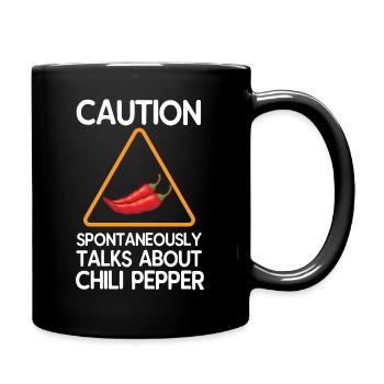 Chili pepper - Full Colour Mug - black - Right