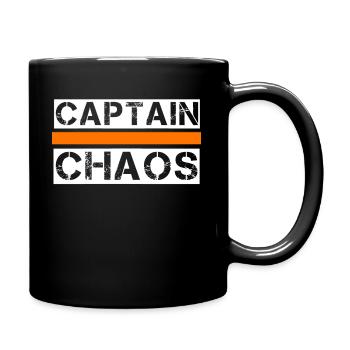 Capitaine chaos - Mug uni - noir - Droite