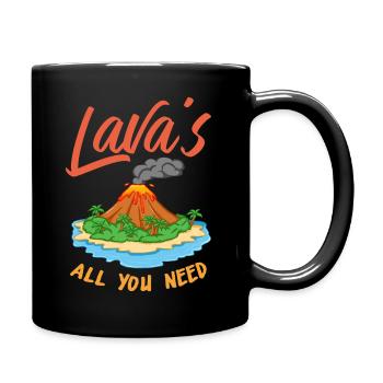 Volcan Hawaï Volcanologie Lava - Mug uni - noir - Droite