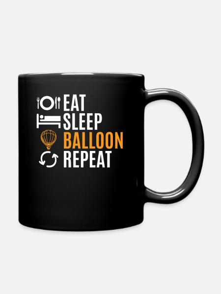 Montgolfière - Mug uni - noir