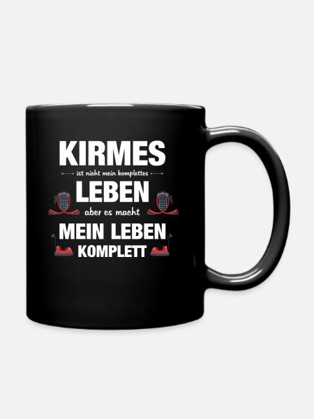 Schausteller Kirmes Vergnügungspark Geschenk - Tasse einfarbig - Schwarz