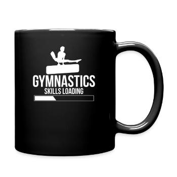 Gymnastics Skills Loading Gymnastik Turnen - Tasse einfarbig - Schwarz - Rechts