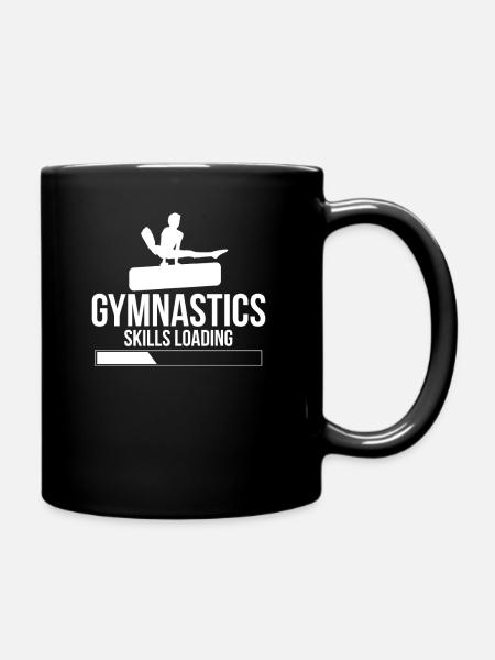 Gymnastics Skills Loading Gymnastics Gymnastics - Full Colour Mug - black
