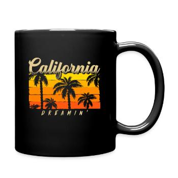 California Dreamin - Full Colour Mug - black - Right