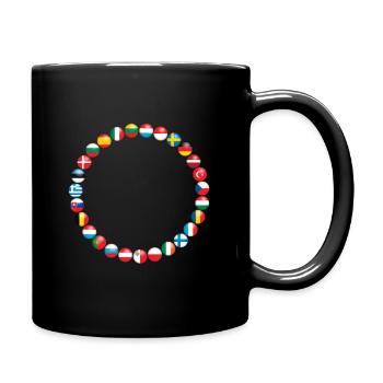 Europe Union européenne - Drapeau européen - Mug uni - noir - Droite