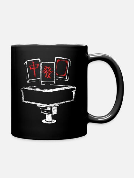 Mahjong - Mug uni - noir