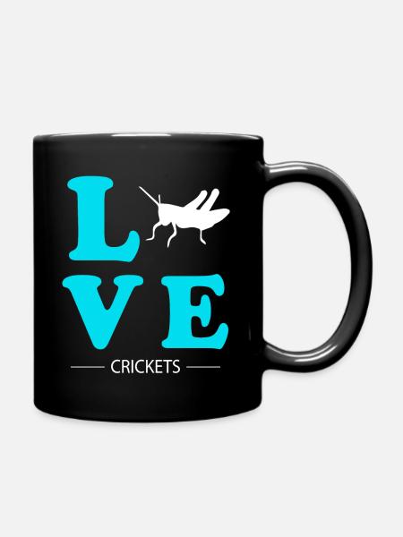 Cricket - Full Colour Mug - black