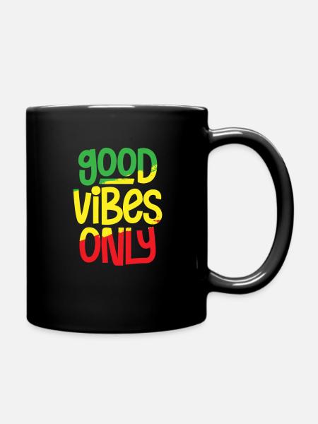 Reggae - Tasse einfarbig - Schwarz