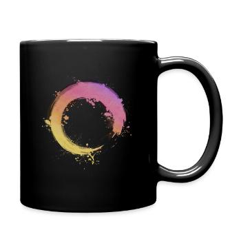 Zen Circle - Full Colour Mug - black - Right