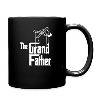 The Grandfather the Godfather grand-père Drôle - Mug uni - noir - Droite
