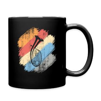 tenorhorn - Tasse einfarbig - Schwarz - Rechts