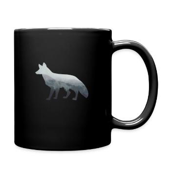Fox foxes nature forest - Full Colour Mug - black - Right