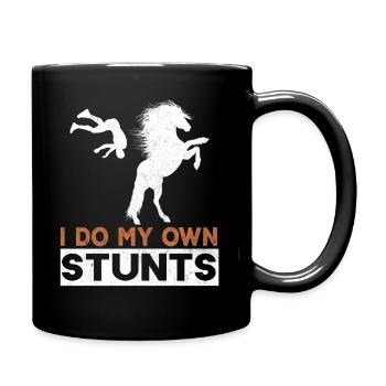 Equine Horse Riding Pony Equestrian Equestrian Gift - Full Colour Mug - black - Right