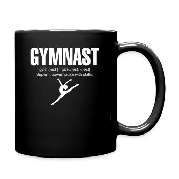 Gymnast Definition Gymnastik T-Shirt - Tasse einfarbig - Schwarz - Rechts