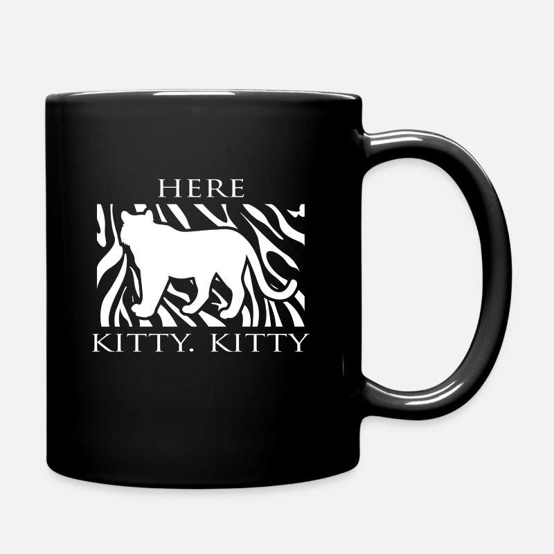 Big cat - Full Colour Mug - black