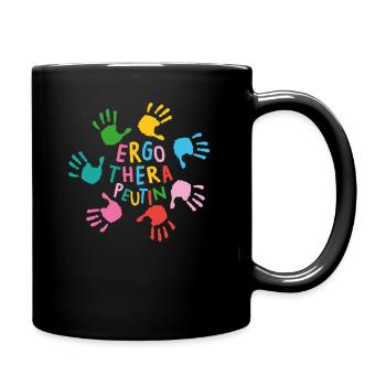 Occupational Therapy OT Therapist - Full Colour Mug - black - Right