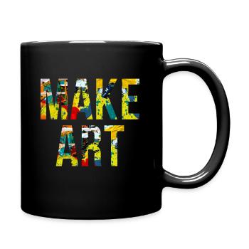 Colorful Art Painting Artist Art Creative - Full Colour Mug - black - Right