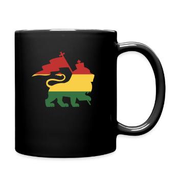 Rasta - Mug uni - noir - Droite
