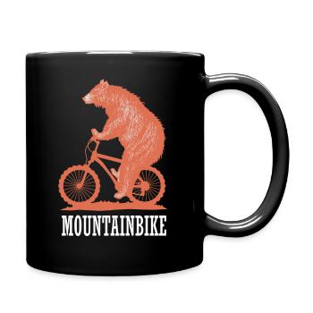 Mountain bike - Full Colour Mug - black - Right