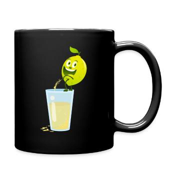 citron - Mug uni - noir - Droite