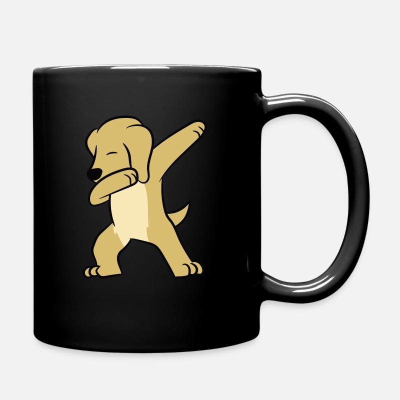 Dabbing Labrador Kinder Labrador Hund - Tasse einfarbig - Schwarz