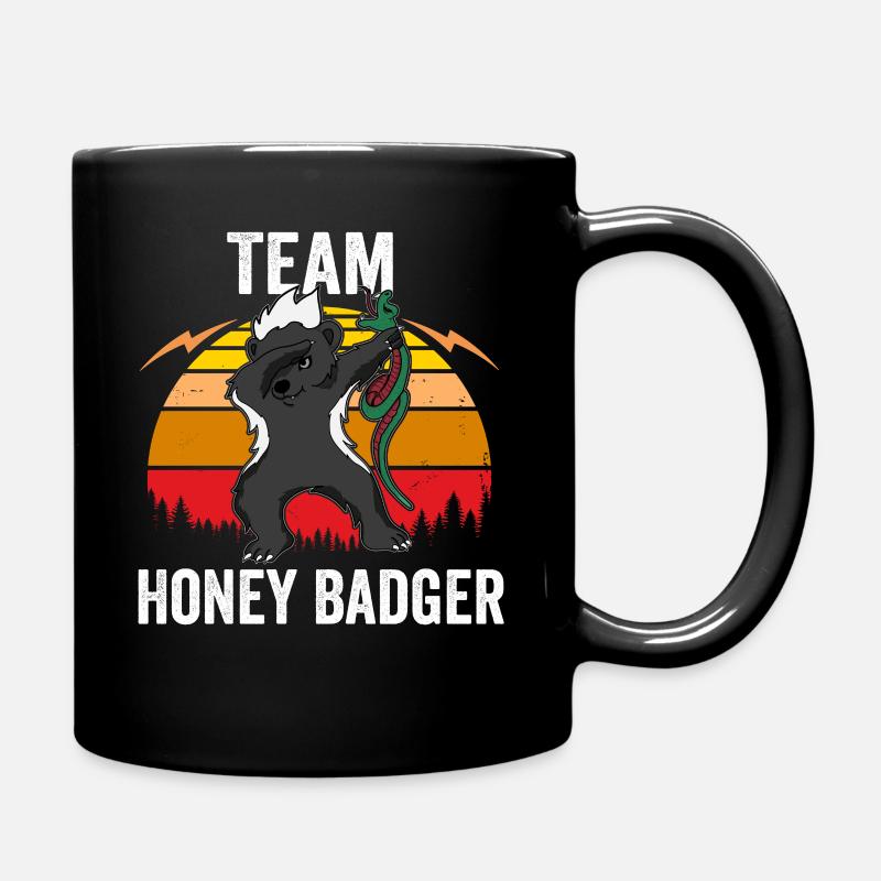 Produit Team Honey Badger Dabbing Animal Lover - Mug uni - noir