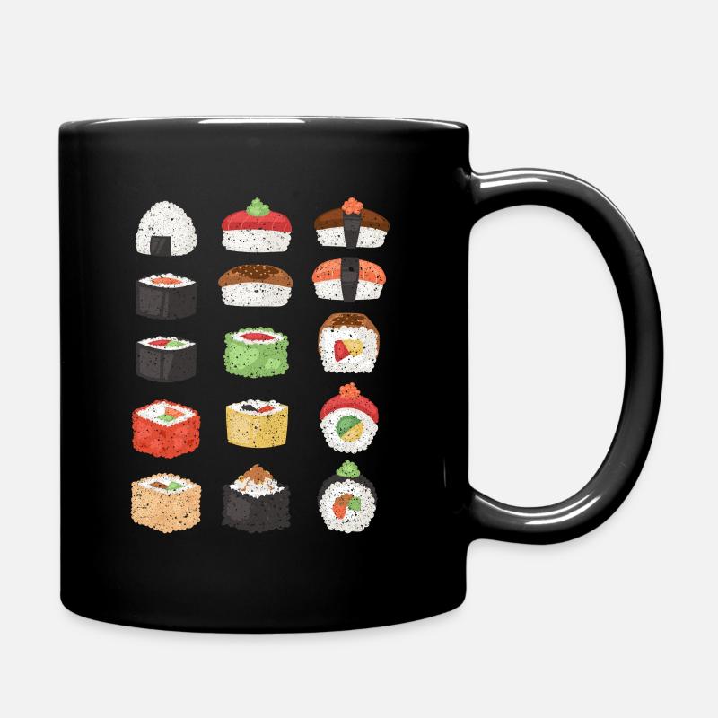 Sushi japonais ramen - Mug uni - noir