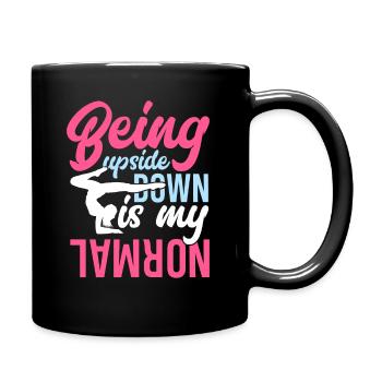 Funny gymnast gymnast gift - Full Colour Mug - black - Right