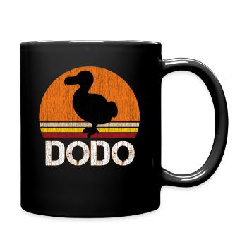 Cool dodo vintage design - Full Colour Mug - black - Right