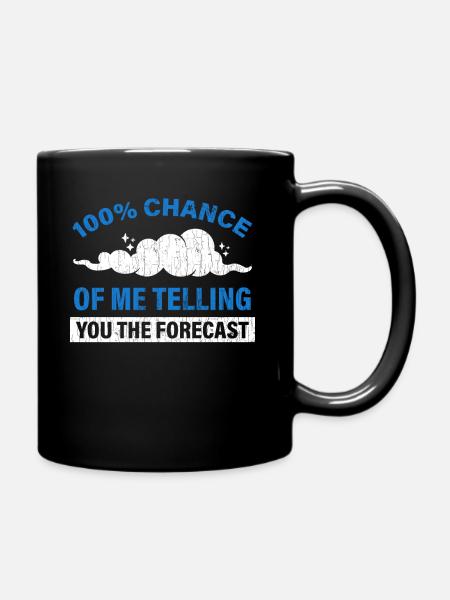 Funny Meteorology Student Weather Forecast Weather - Tasse einfarbig - Schwarz