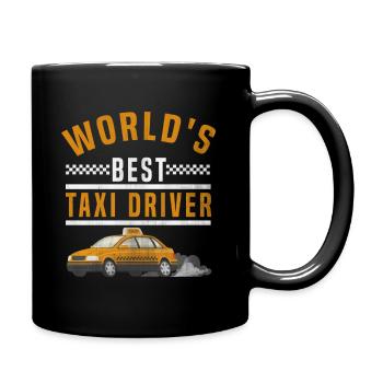 taxi - Full Colour Mug - black - Right